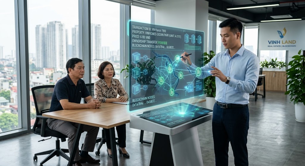 Ảnh 1: công nghệ chuỗi khối blockchain trong giao dịch bđs là gì