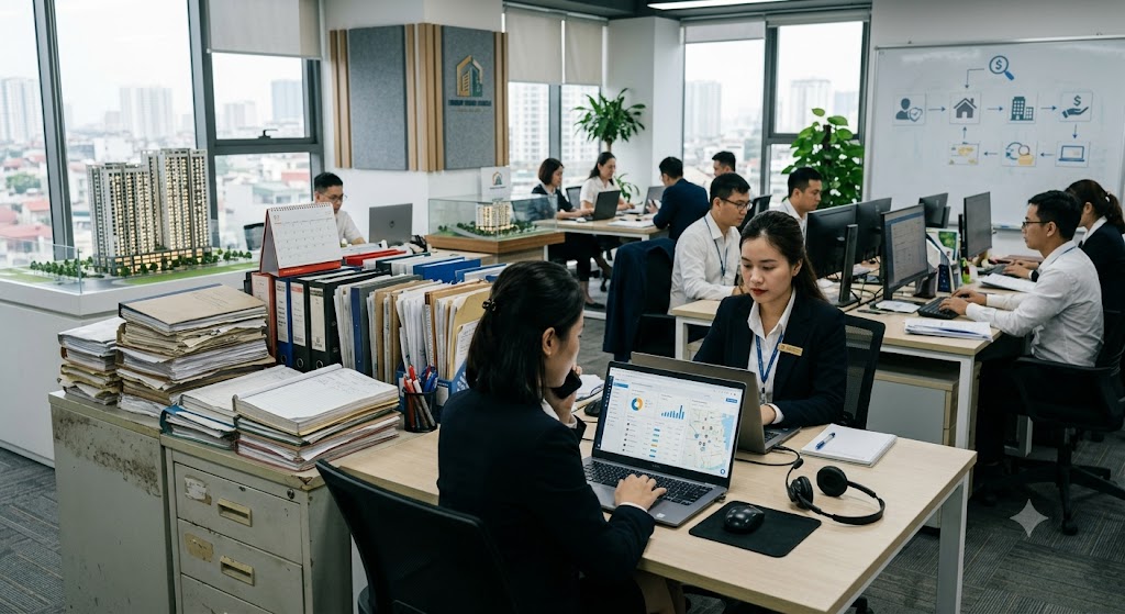 Ảnh 1: crm bất động sản là gì và cốt lõi vận hành