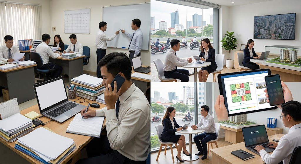 Ảnh 3: điểm khác biệt then chốt giữa crm chung và crm bất động sản