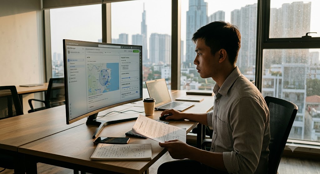 Ảnh 2: hướng dẫn cách setup quảng cáo facebook lead bđs mượt nhất từng bước