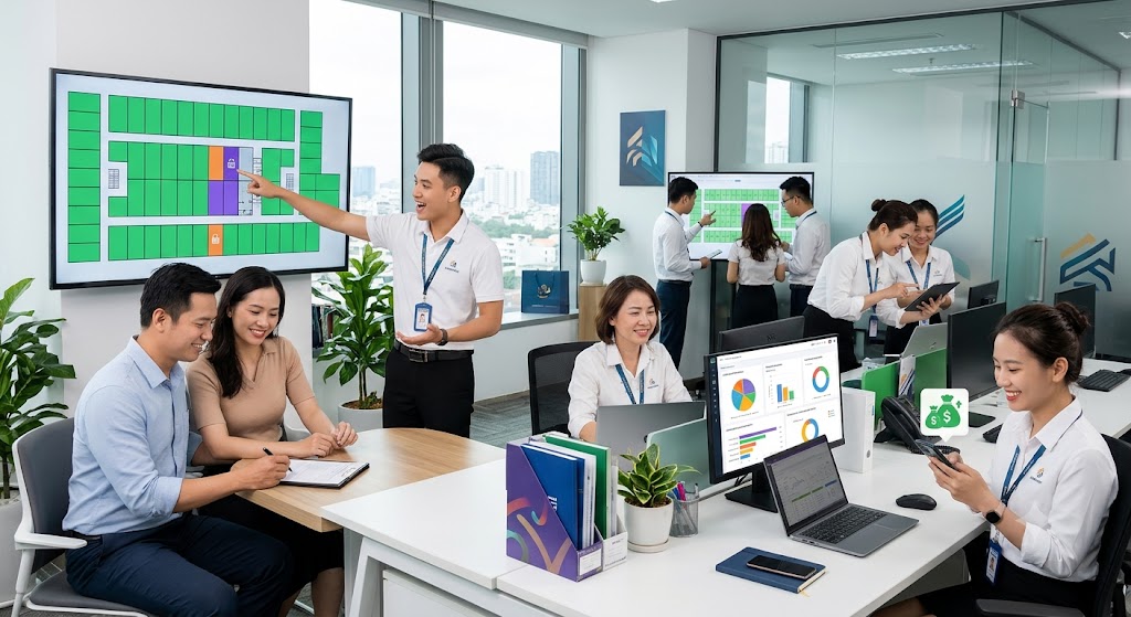 Ảnh 3: lợi ích khi triển khai crm dành riêng cho sàn