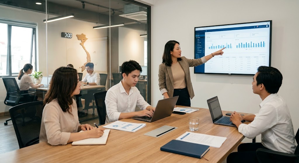 Ảnh 3: lợi ích trực tiếp crm mang lại cho sàn giao dịch & môi giới bđs định cư