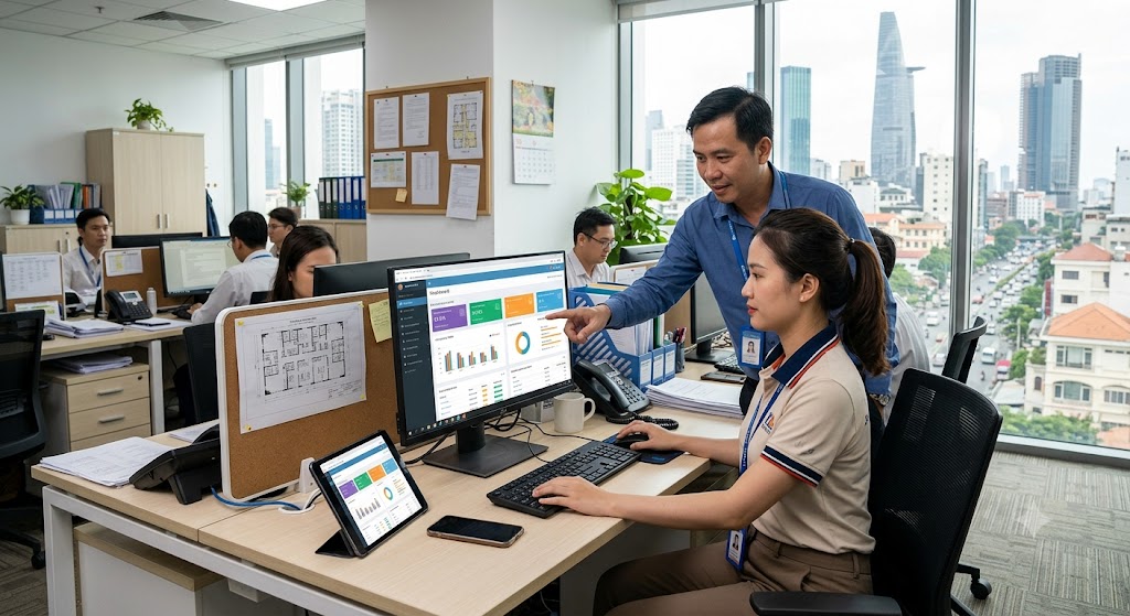 Ảnh 1: phần mềm quản lý tòa nhà văn phòng là gì