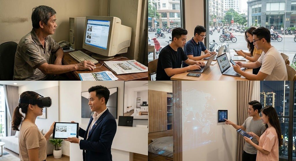Ảnh 2: quá trình phát triển của proptech