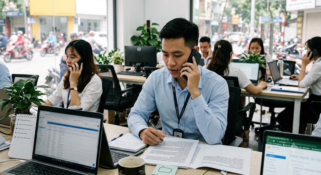 Ảnh 2: quy trình 5 bước xây dựng kịch bản telesale bđs chốt lịch hẹn chuẩn