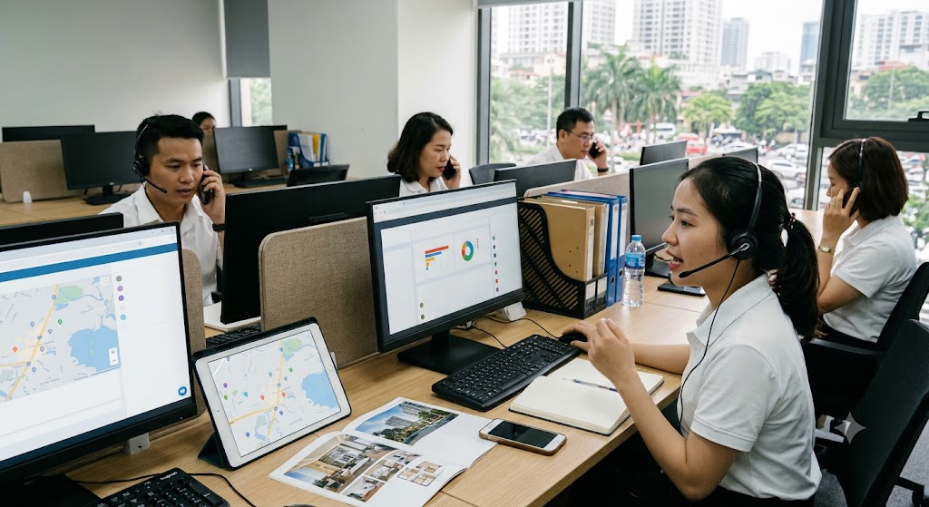 Ảnh 3: quy trình vận hành telesale bđs chuẩn tối ưu bằng công cụ