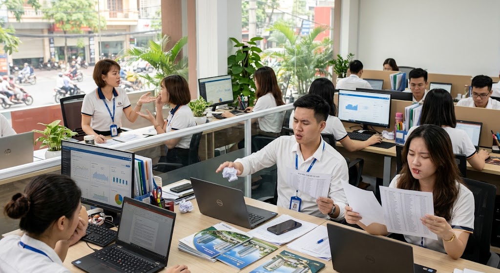 Ảnh 1: tại sao cần thiết lập quy trình làm việc giữa phòng marketing và sale bđs