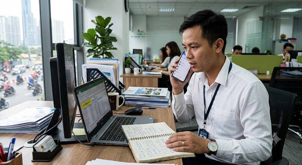 Ảnh 1: tại sao nhiều môi giới & chủ sàn nghĩ dùng crm bđs rất khó