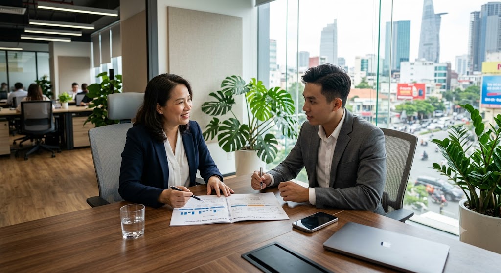 Ảnh 1: tại sao sàn bđs thường xuyên mất môi giới giỏi