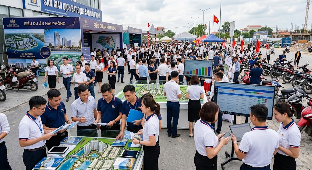 Ảnh 1: thực trạng quản lý kinh doanh bất động sản tại hải phòng hiện nay