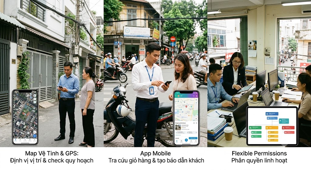 Ảnh 3:  tiêu chí chọn crm chuẩn cho sàn giao dịch nhà phố tại các thành phố lớn