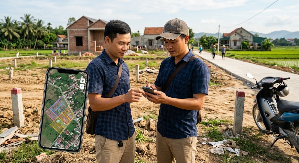 Ảnh 2: tiêu chí chọn ứng dụng tra cứu cho môi giới đất vùng ven hiệu quả