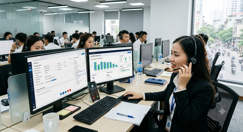 Ảnh 2: tổng quan các nhóm công cụ làm việc bắt buộc cho telesale bđs
