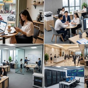 Ảnh 2: tổng quan thời gian triển khai crm bđs theo quy mô sàn