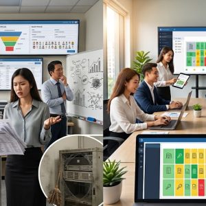 Ảnh 1: tổng quan về crm chung và crm bất động sản