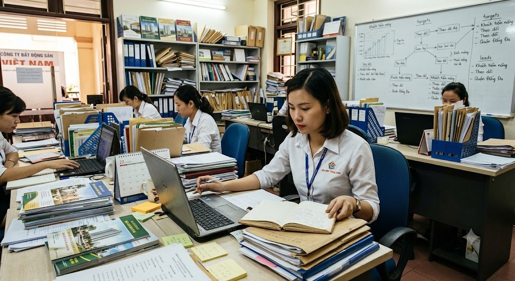 Ảnh 1: vận hành cố hữu của sàn giao dịch bđs